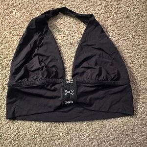 Black Halter Top